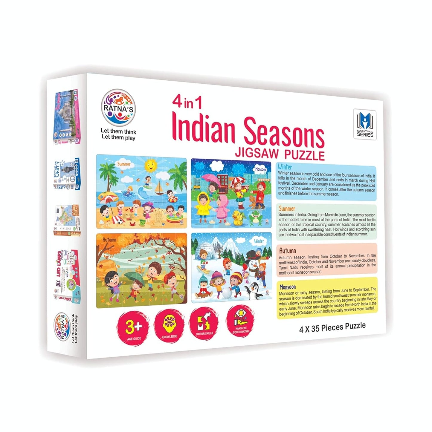 4 in 1 Indian Seasons Jigsaw Puzzle