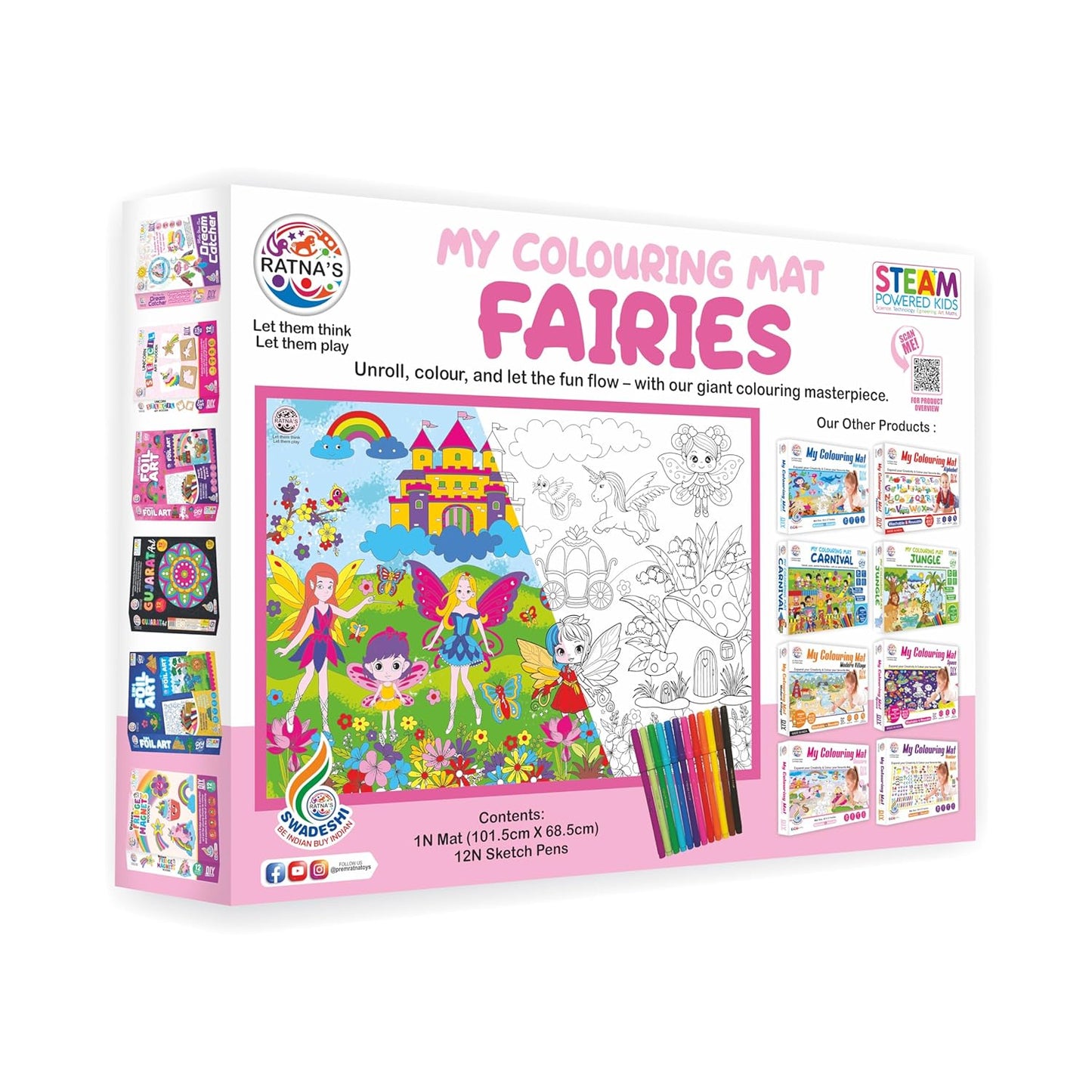 My Colouring Mat Fairies