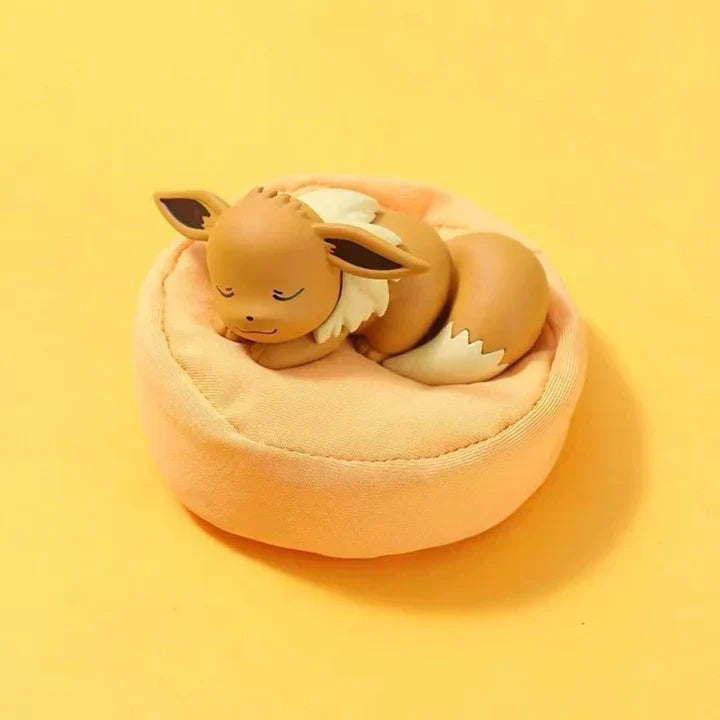 Cute Sleeping Figure with Plush Cushion