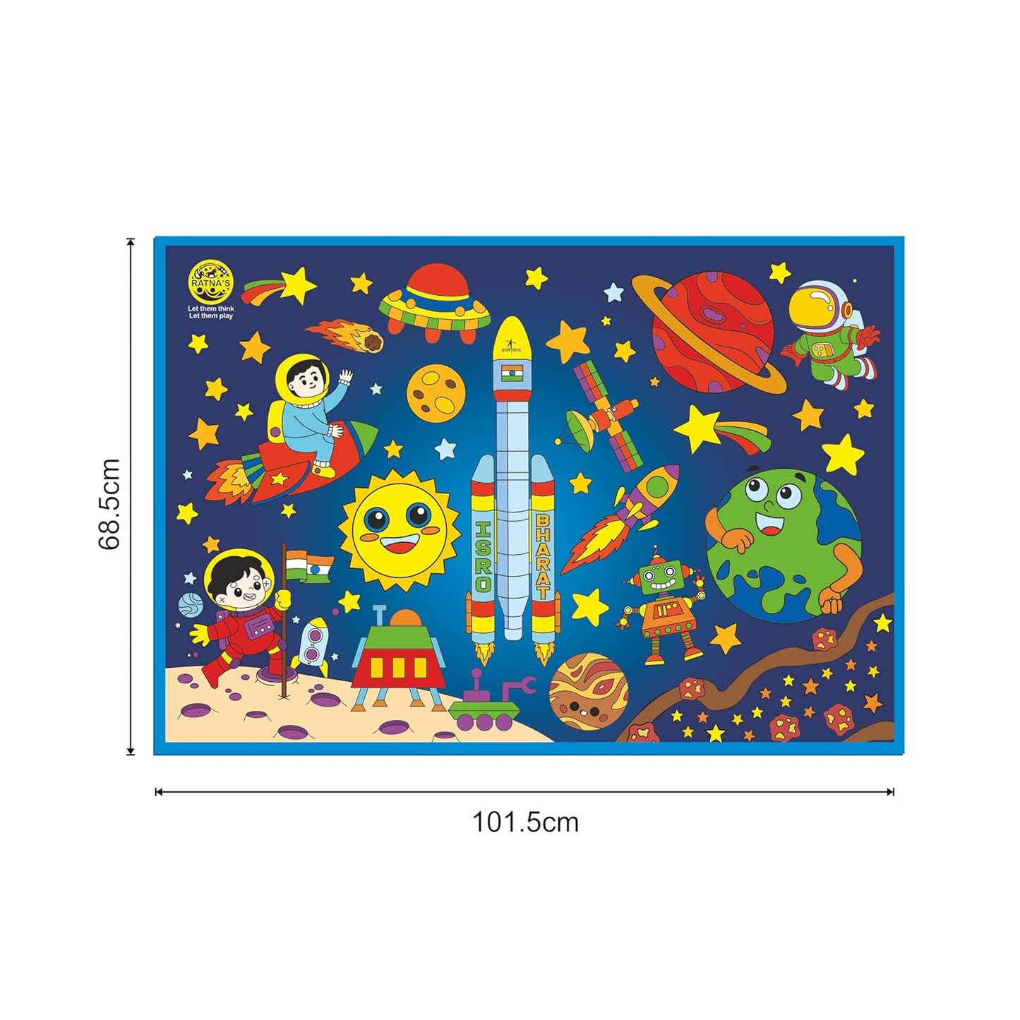 My Colouring Mat Chandrayaan