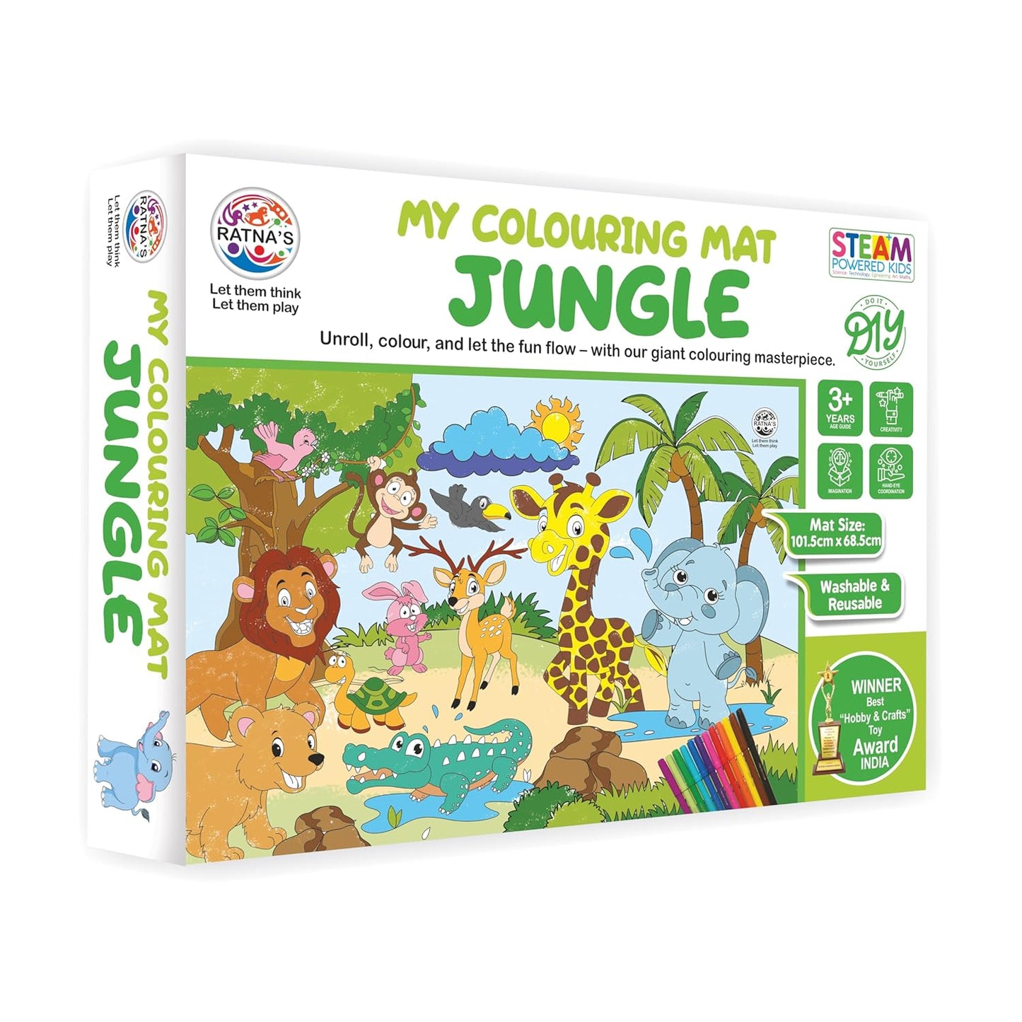 My Colouring Mat Jungle