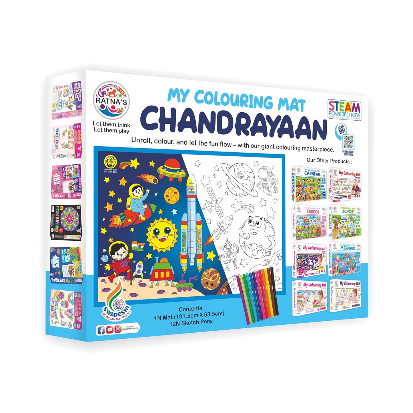 My Colouring Mat Chandrayaan