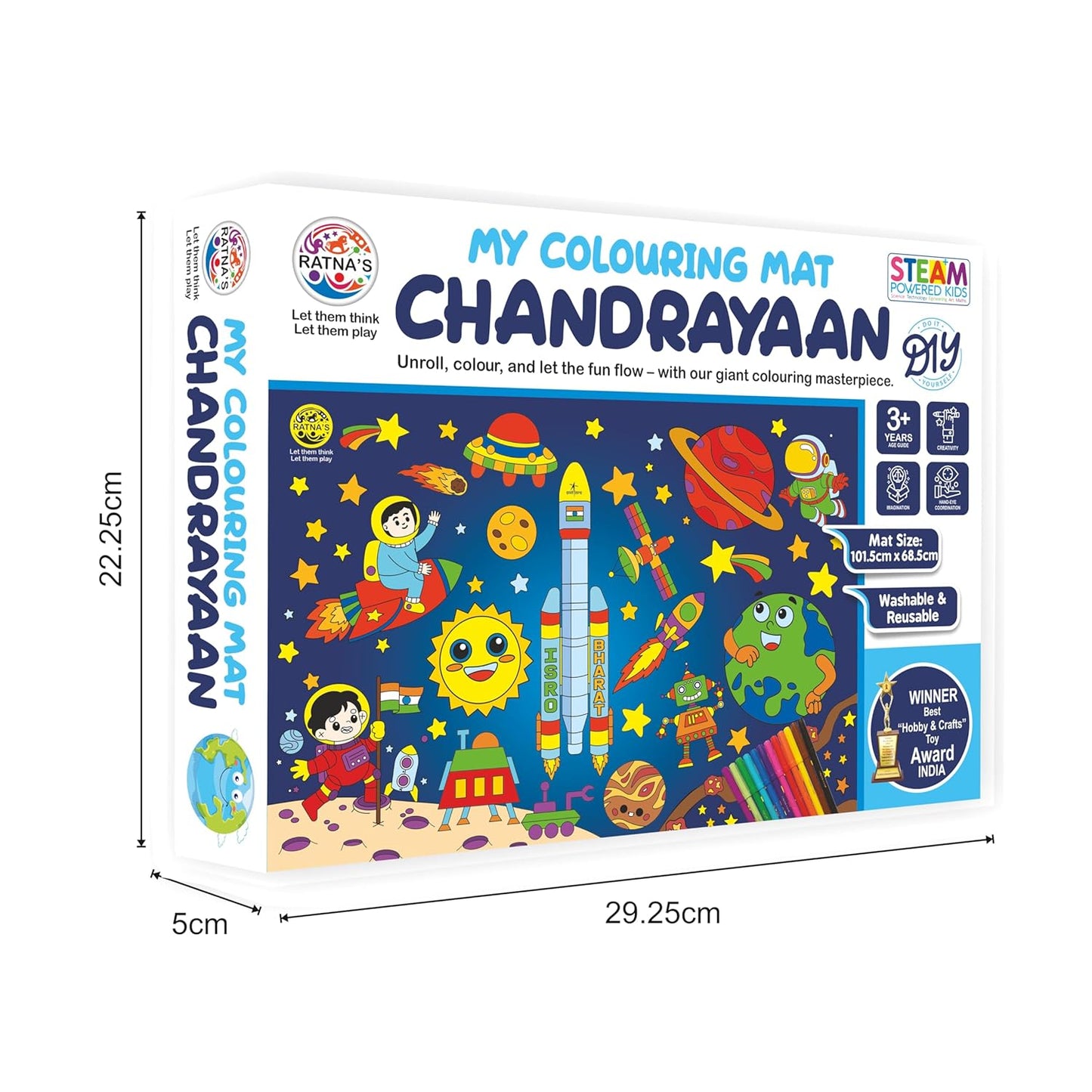 My Colouring Mat Chandrayaan