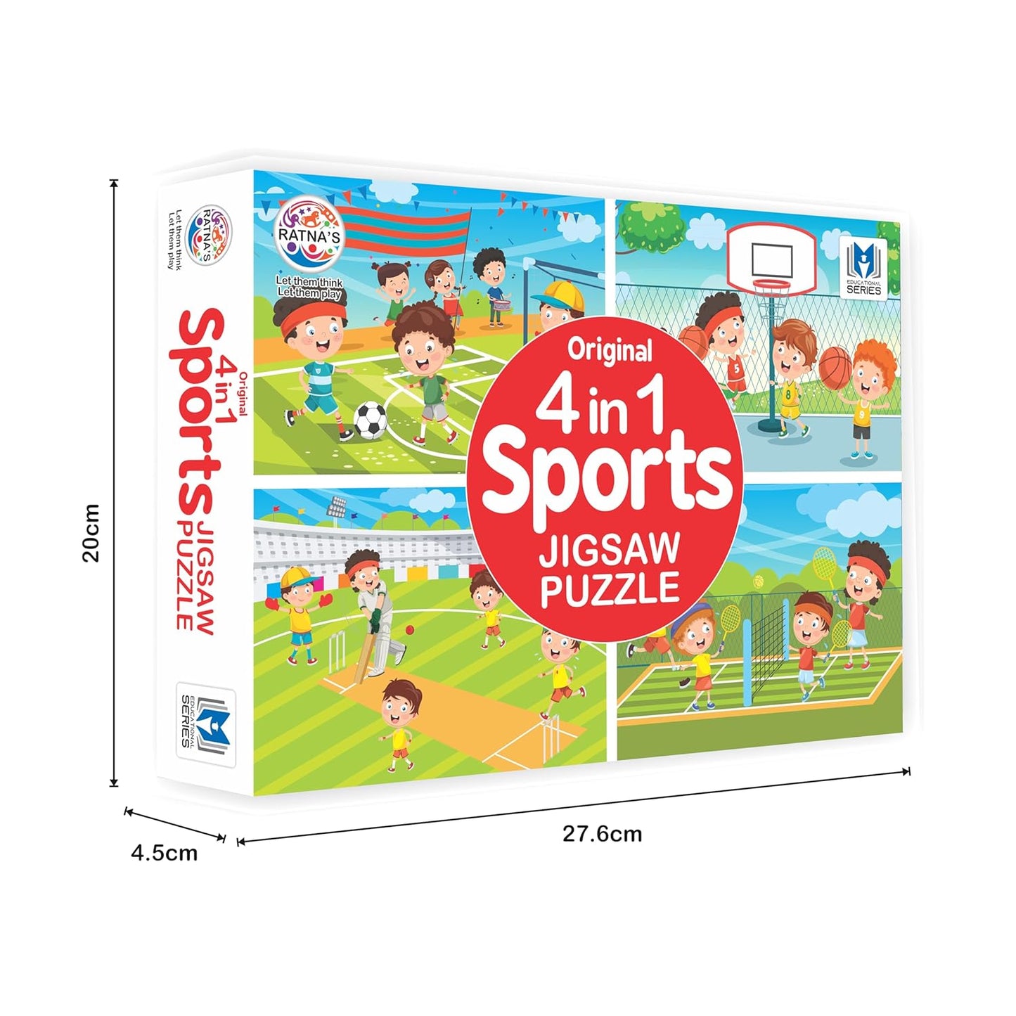 4 in 1 Sports Jigsaw Puzzle