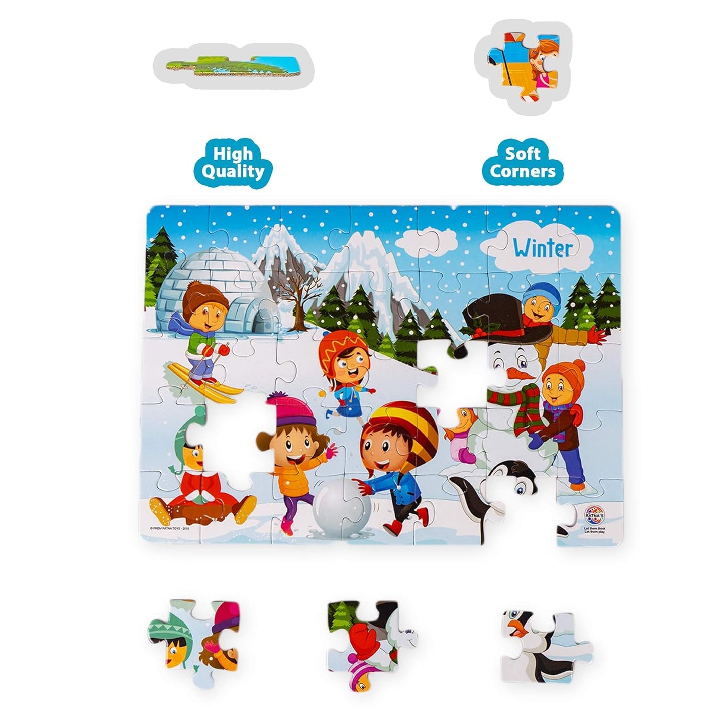 4 in 1 Indian Seasons Jigsaw Puzzle