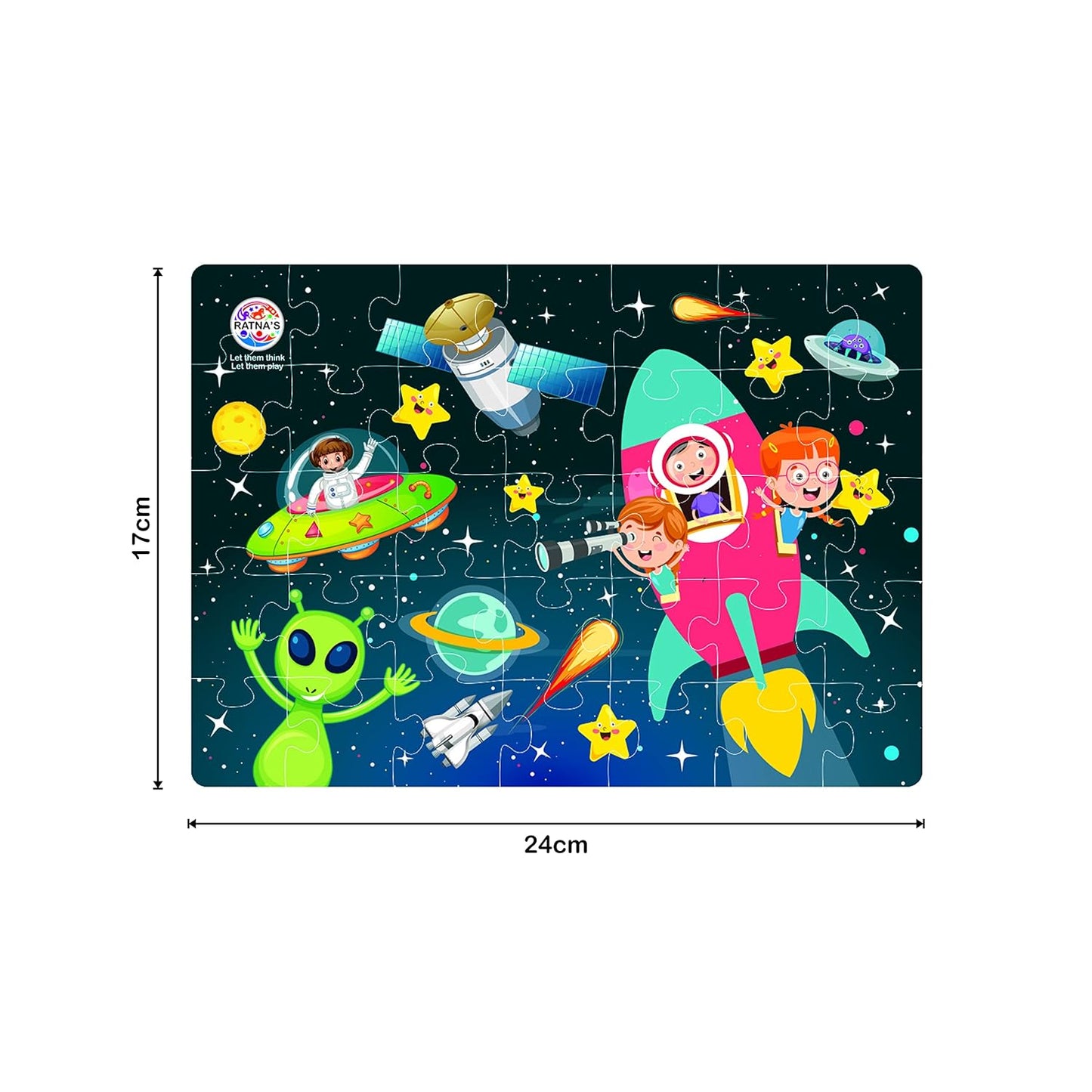 4 in 1 Space Explorer Jigsaw Puzzle