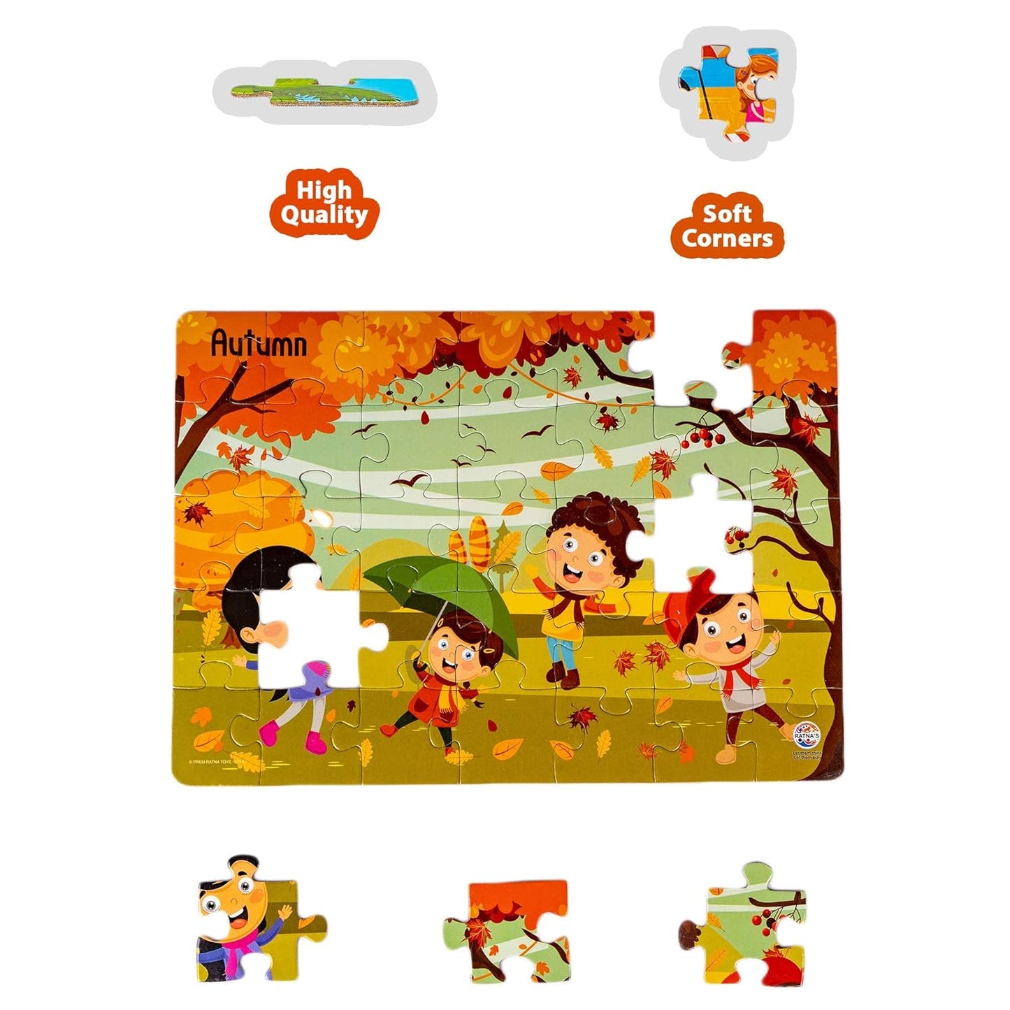 4 in 1 Indian Seasons Jigsaw Puzzle