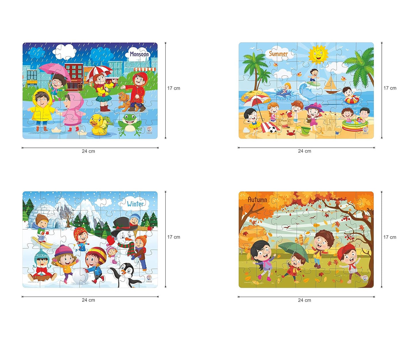 4 in 1 Indian Seasons Jigsaw Puzzle