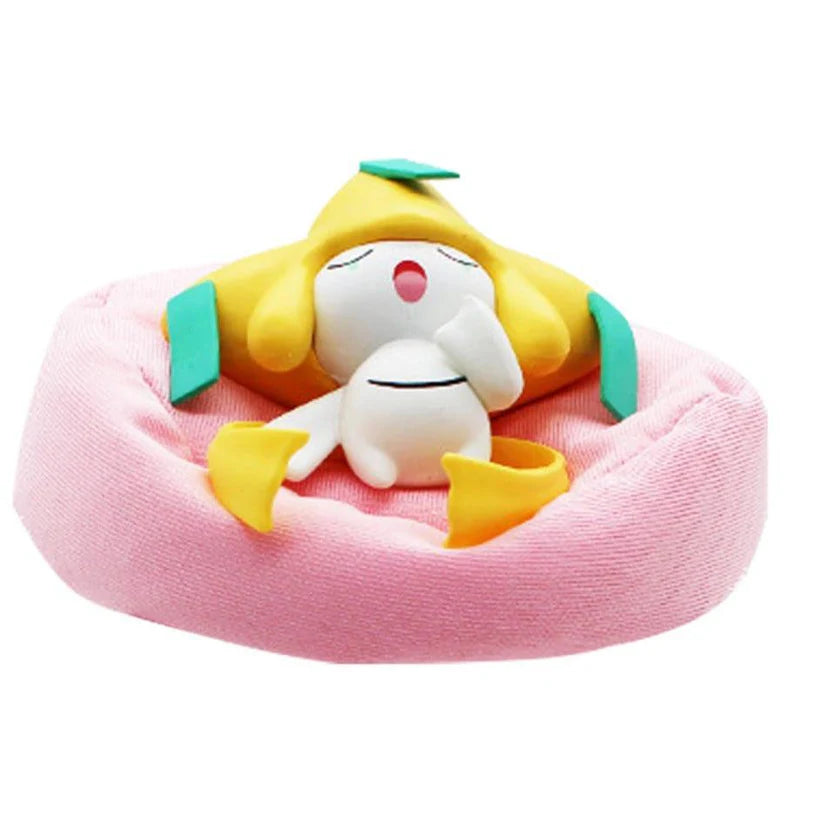 Cute Sleeping Figure with Plush Cushion