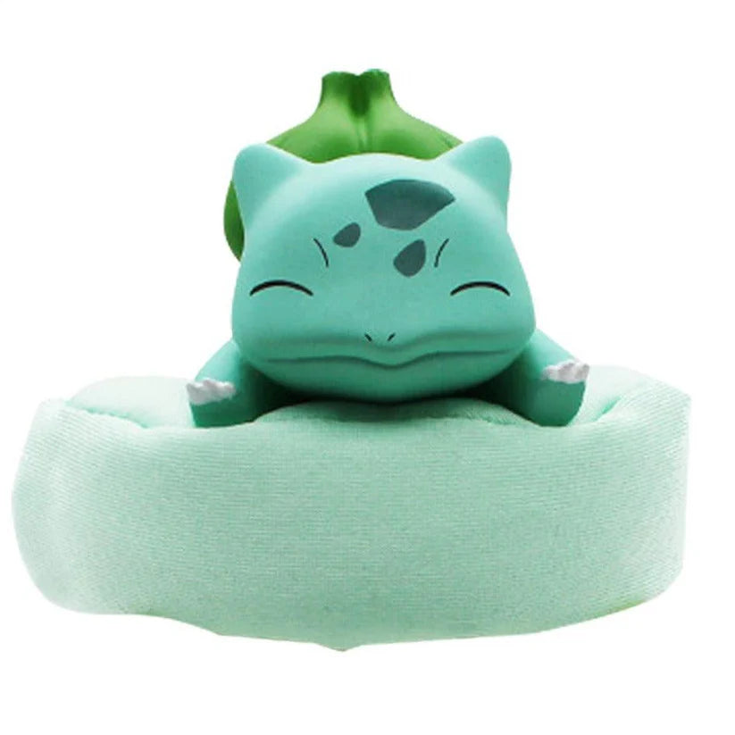 Cute Sleeping Figure with Plush Cushion