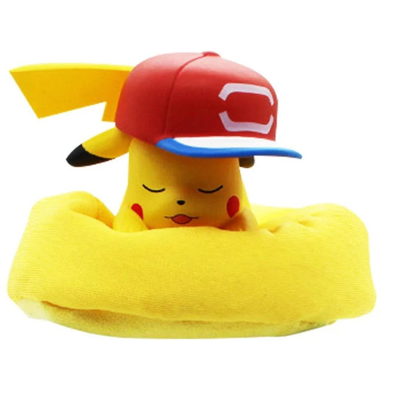 Cute Sleeping Figure with Plush Cushion