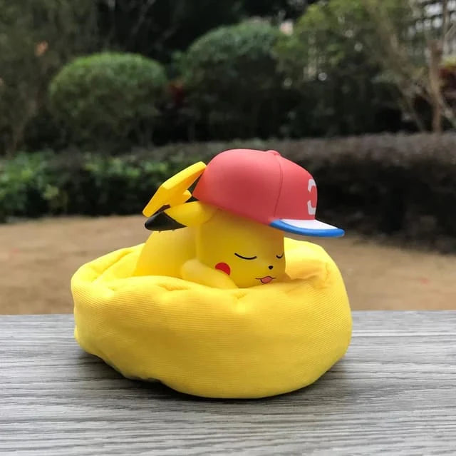 Cute Sleeping Figure with Plush Cushion